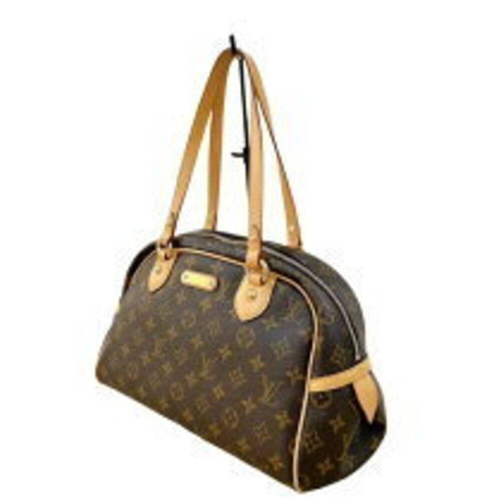 Louis Vuitton Monogram Handbag Montorgueil Canvas Brown